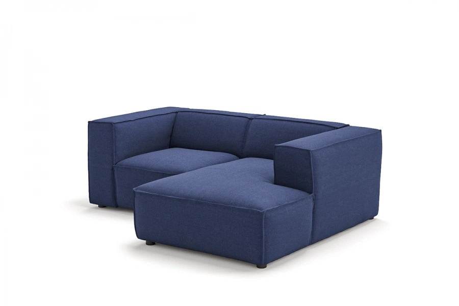 Model MODULARIS WB (wysoki bok) - Modularis WB sofa 1,5 osobowa + longchair prawy